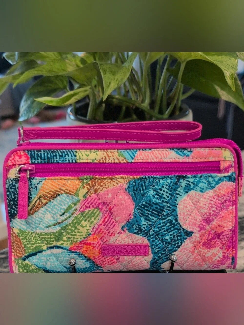 Vera Bradley RFID Phone Floral Superbloom Wallet Wristlet
